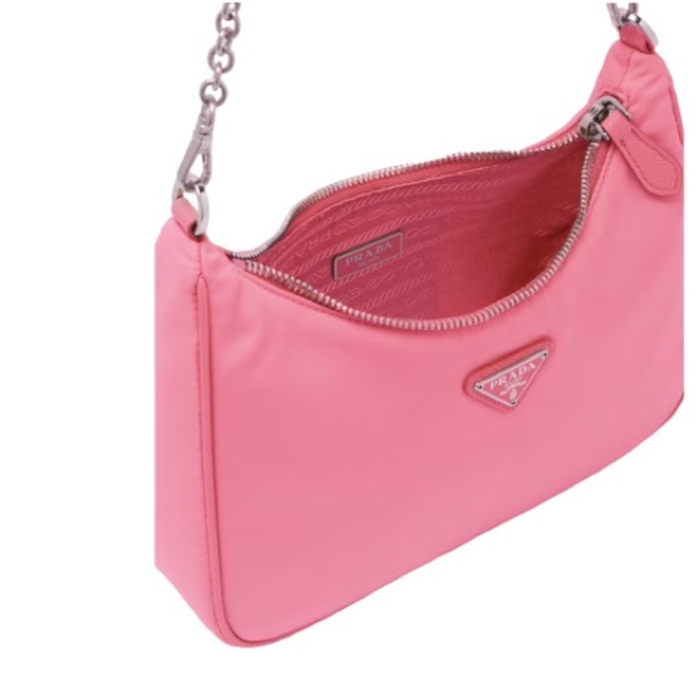 New!!! Prada Re-Edition 2005 Re-Nylon Shoulder/Crossbody Bag in Begonia Pink - Picture 10 of 16